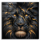 Electrifying Lion by Rey Klimt acrylic glass wall art