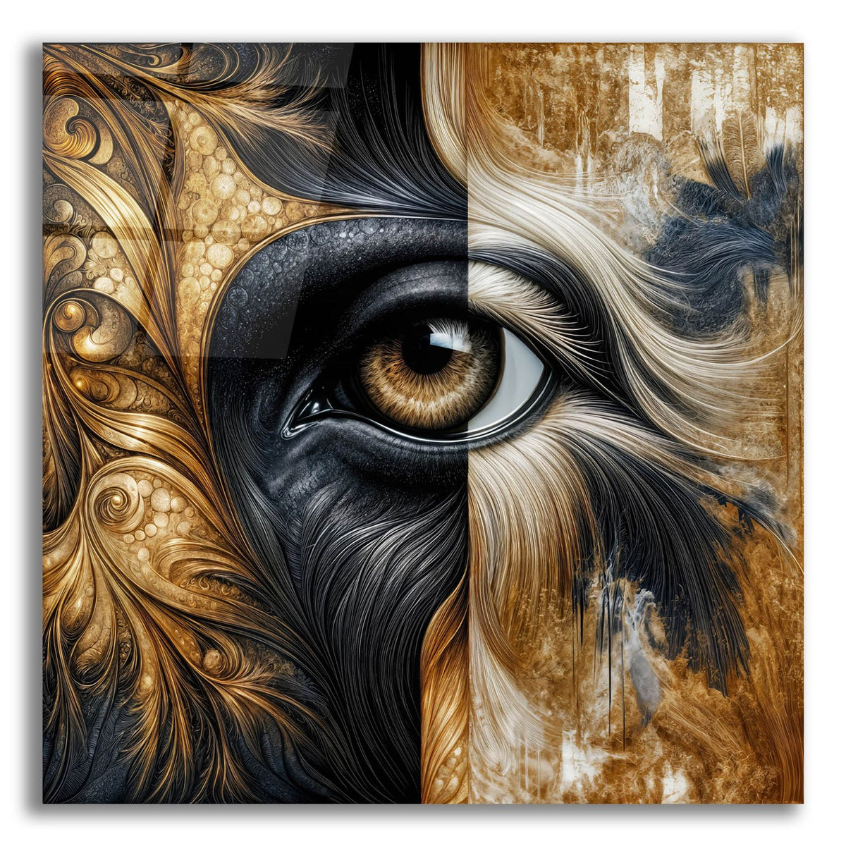 Eyebstract by Rey Klimt acrylic glass wall art