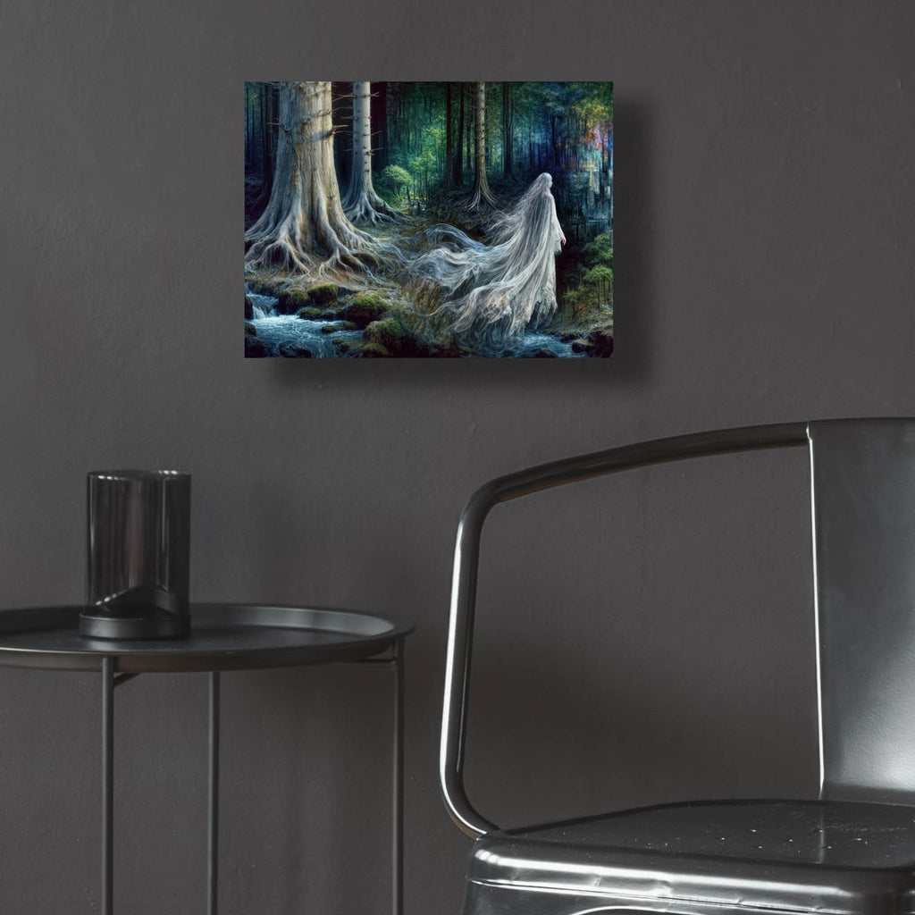 Ghostly Forest by Rey Klimt - 16x12 acrylic wall art in a room