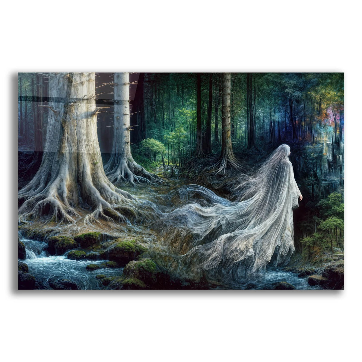 Ghostly Forest by Rey Klimt acrylic glass wall art