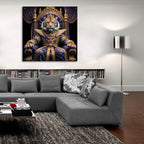 King Tiger by Rey Klimt - 36x36 acrylic wall art in a room