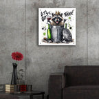 Lets Get Trashed by Rey Klimt - 24x24 acrylic wall art in a room
