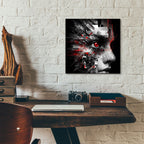 Looking At You 1 by Rey Klimt - 12x12 acrylic wall art in a room