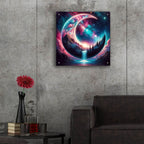 Moon World 1 by Rey Klimt - 24x24 acrylic wall art in a room