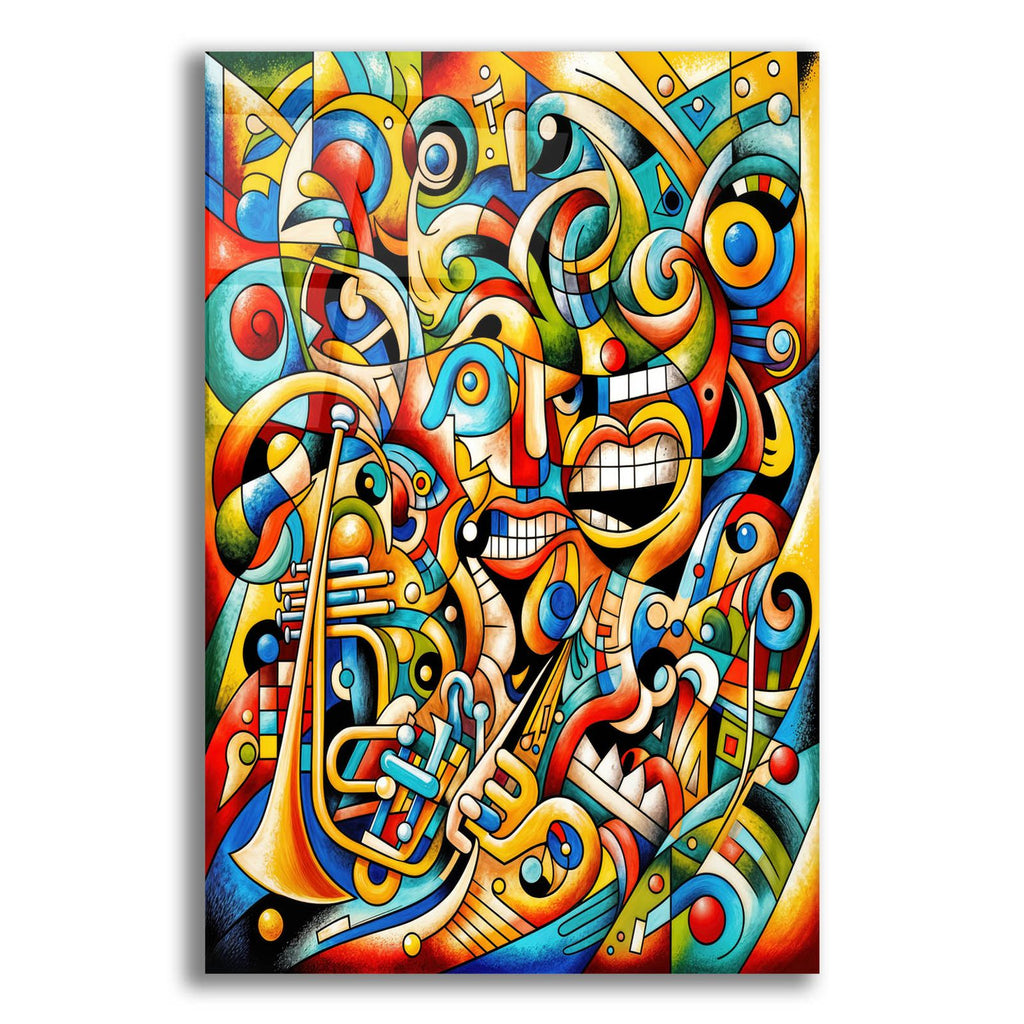 Orchestra Abstract 3 by Rey Klimt acrylic glass wall art