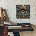 Psychedelic Eye 1 by Rey Klimt - 12x12 acrylic wall art in a room