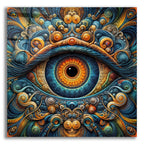 Psychedelic Eye 1 by Rey Klimt acrylic glass wall art