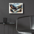 Soaring Bald Eagle 2 by Rey Klimt - 16x12 acrylic wall art in a room