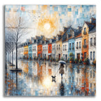 Steet Scene 2 by Rey Klimt acrylic glass wall art