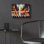 Urban Abstract 1 by Rey Klimt - 16x12 acrylic wall art in a room