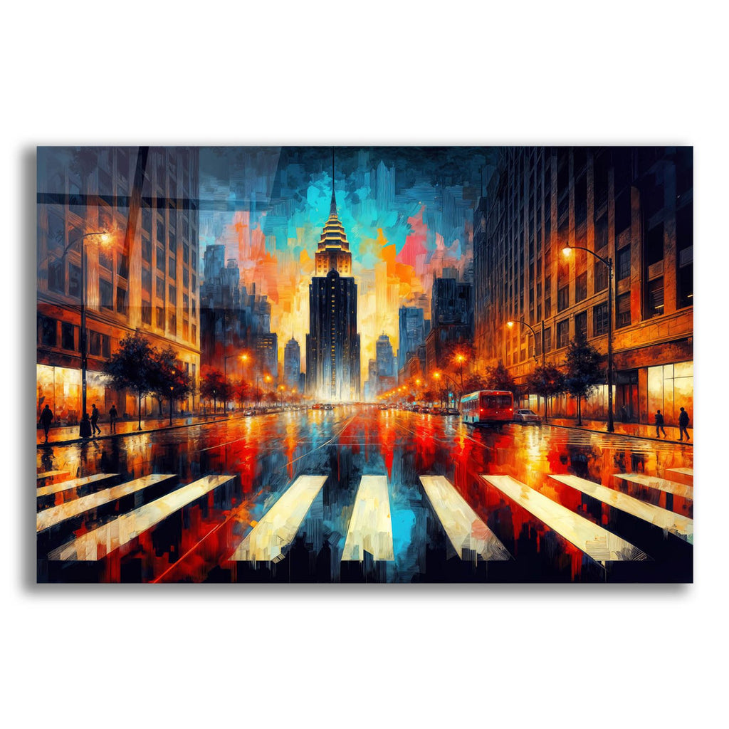 Urban Abstract 2 by Rey Klimt acrylic glass wall art