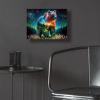 Vibrant Bear 3 by Rey Klimt - 16x12 acrylic wall art in a room