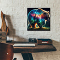 Vibrant Bear 9 by Rey Klimt - 12x12 acrylic wall art in a room