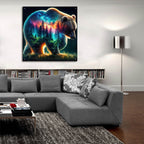 Vibrant Bear 9 by Rey Klimt - 36x36 acrylic wall art in a room