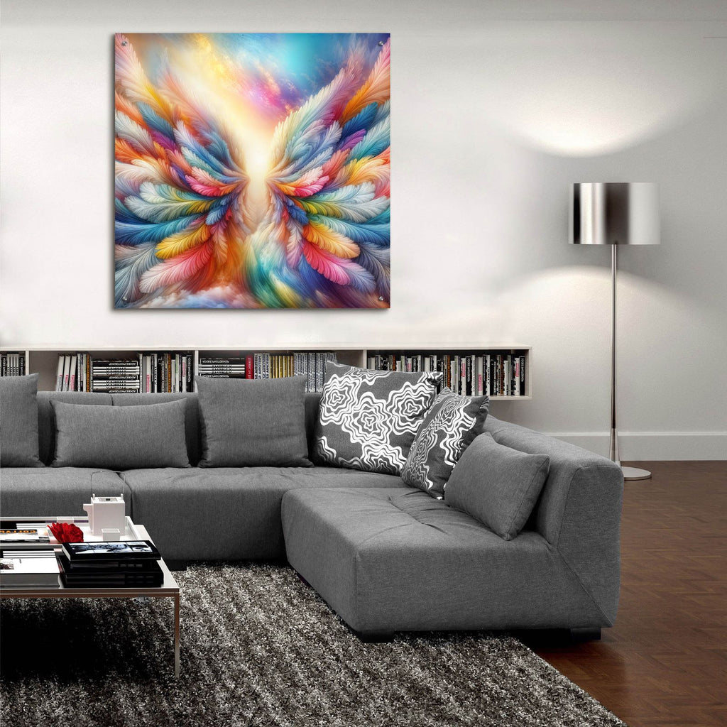 Wings Of Light 2 by Rey Klimt - 36x36 acrylic wall art in a room