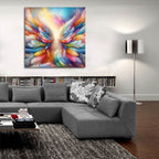 Wings Of Light 2 by Rey Klimt - 36x36 acrylic wall art in a room