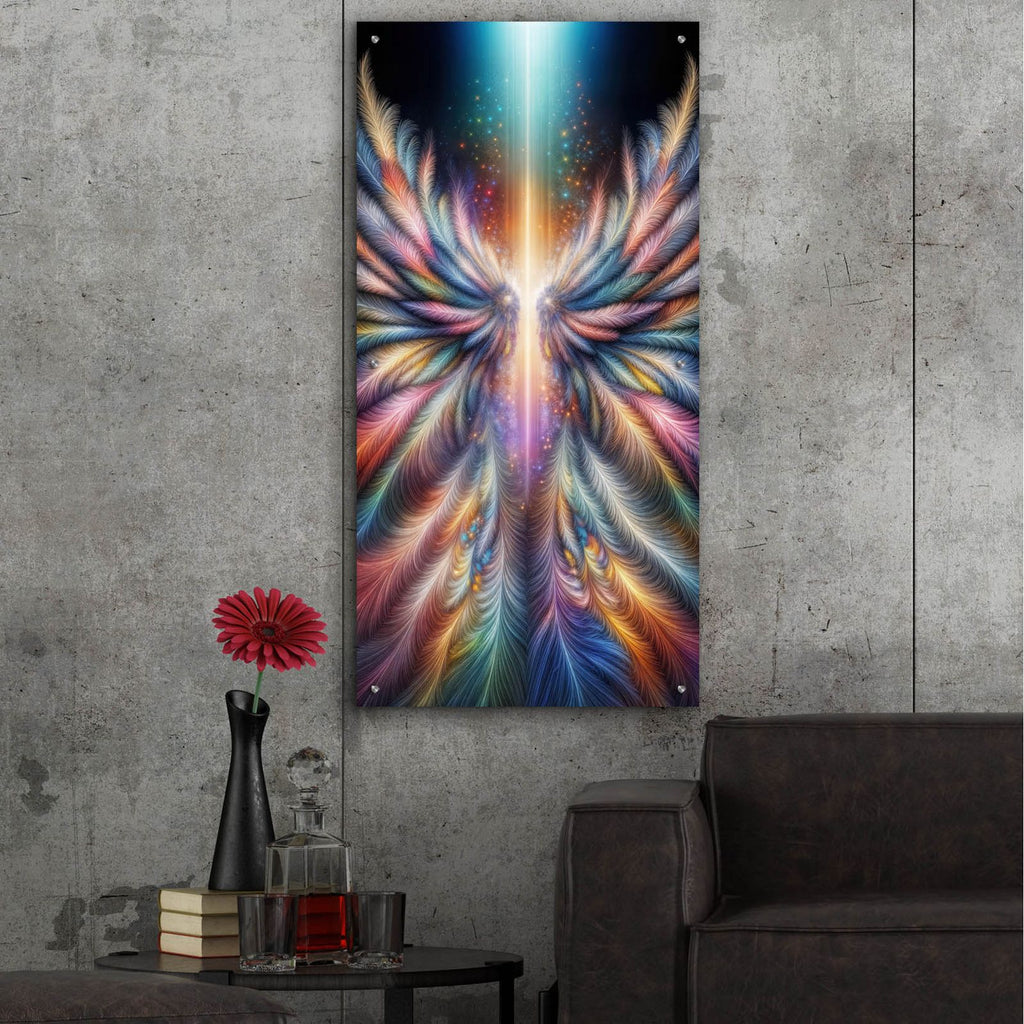 Wings Of Light 4 by Rey Klimt - 24x48 acrylic wall art in a room