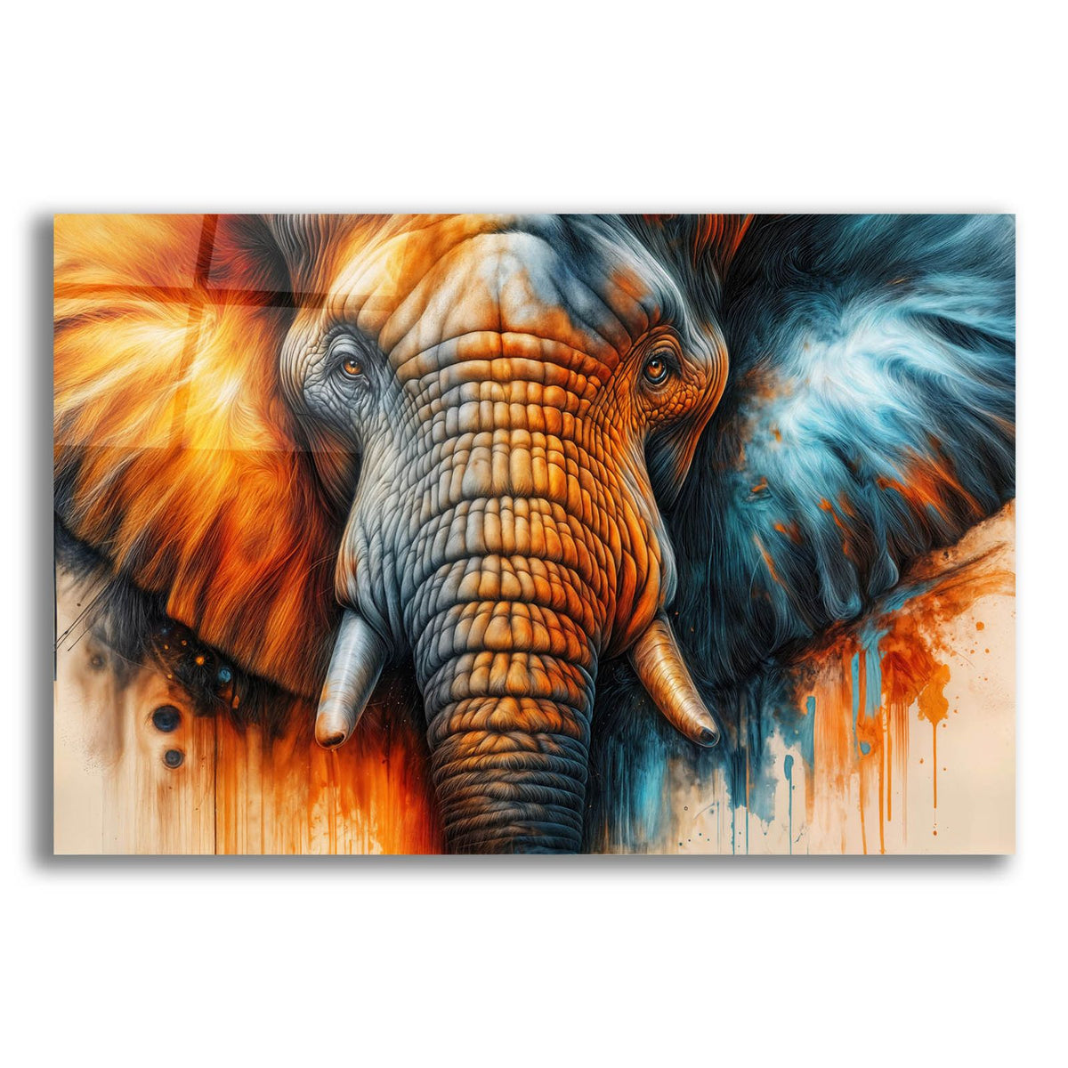 Artistic Ellephant 6 by Rey Klimt acrylic glass wall art