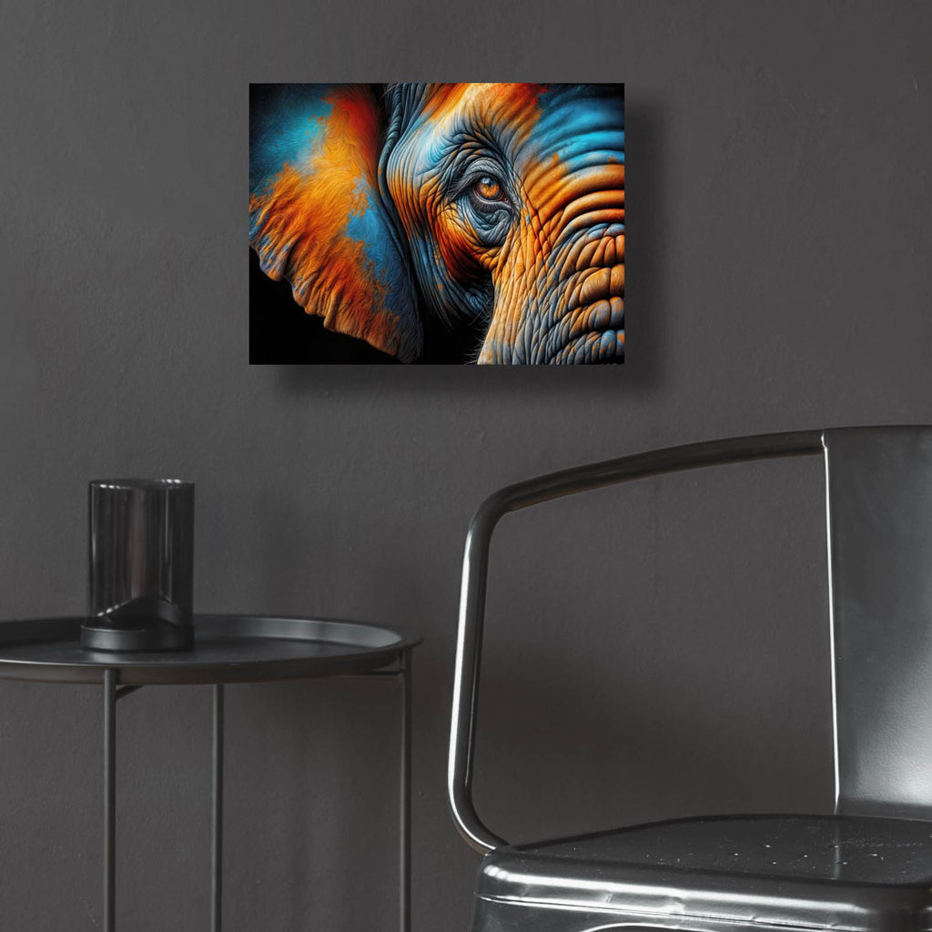 Artistic Ellephant 7 by Rey Klimt - 16x12 acrylic wall art in a room