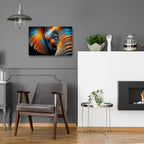 Artistic Ellephant 7 by Rey Klimt - 24x16 acrylic wall art in a room