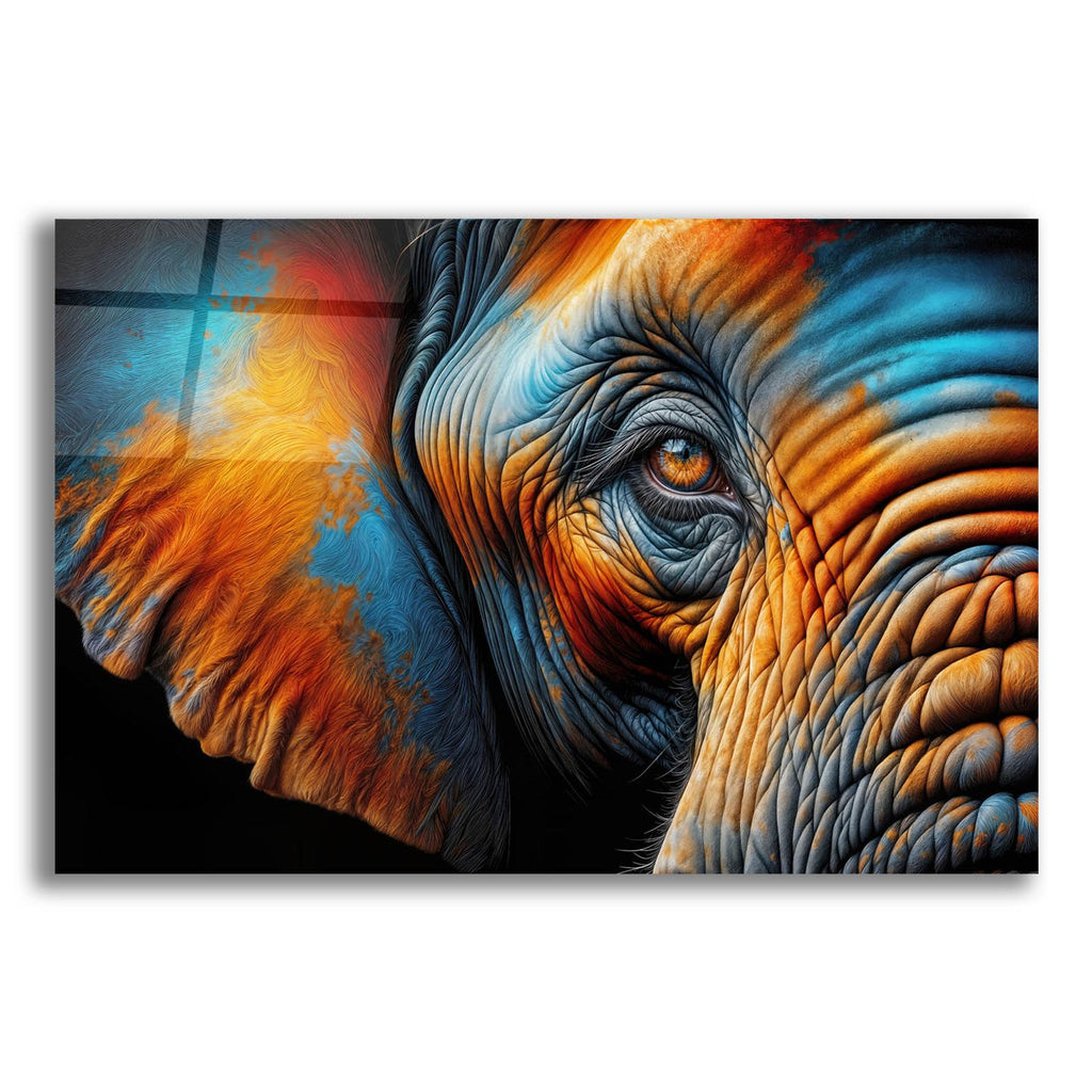 Artistic Ellephant 7 by Rey Klimt acrylic glass wall art