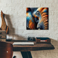 Artistic Ellephant 8 by Rey Klimt - 12x12 acrylic wall art in a room