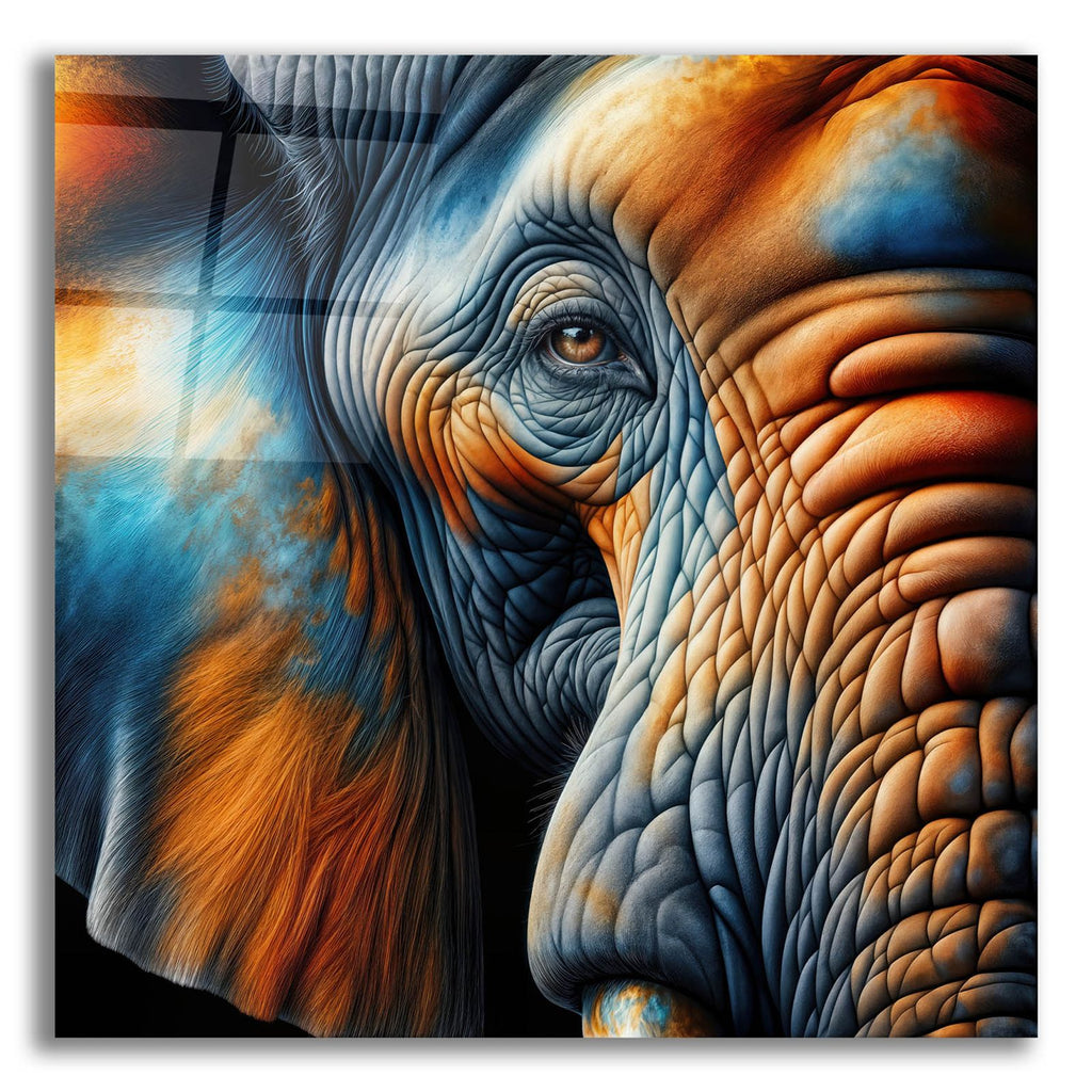 Artistic Ellephant 8 by Rey Klimt acrylic glass wall art