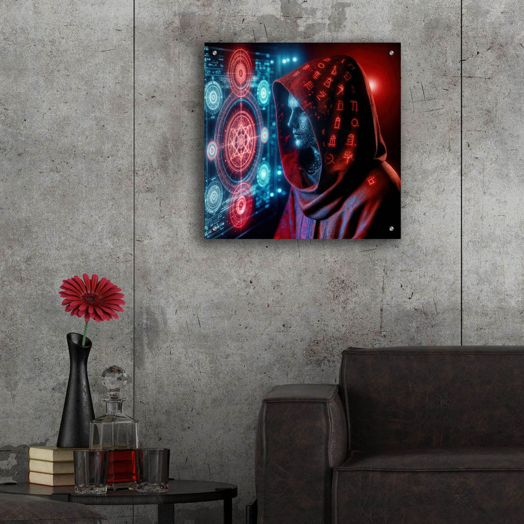 Calling Home 3 by Rey Klimt - 24x24 acrylic wall art in a room