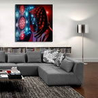Calling Home 3 by Rey Klimt - 36x36 acrylic wall art in a room