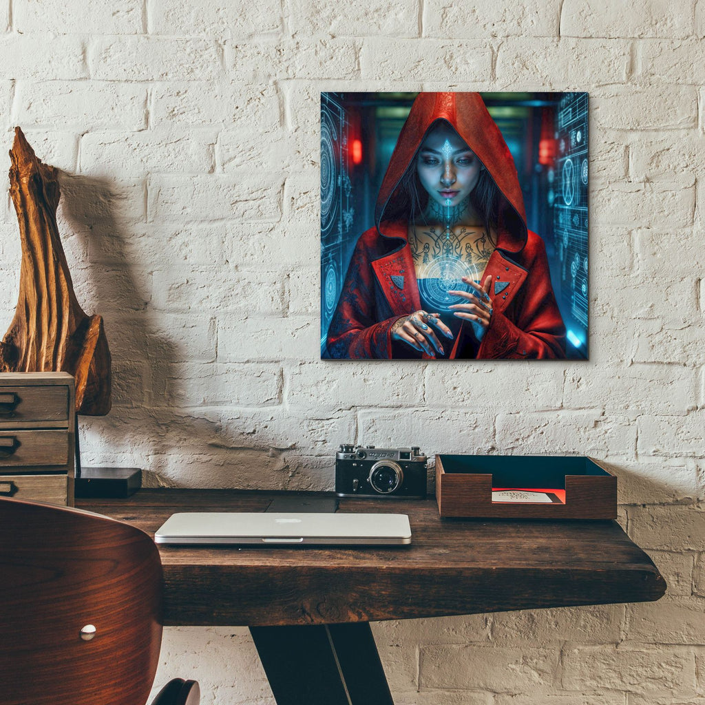 Calling Home 4 by Rey Klimt - 12x12 acrylic wall art in a room