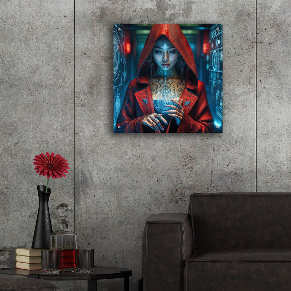 Calling Home 4 by Rey Klimt - 24x24 acrylic wall art in a room