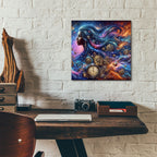 Celestial Timekeeper 1 by Rey Klimt - 12x12 acrylic wall art in a room
