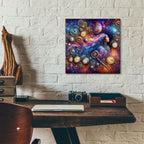 Celestial Timekeeper 2 by Rey Klimt - 12x12 acrylic wall art in a room