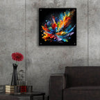 Color Burst 2 by Rey Klimt - 24x24 acrylic wall art in a room