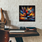 Color Burst 4 by Rey Klimt - 12x12 acrylic wall art in a room