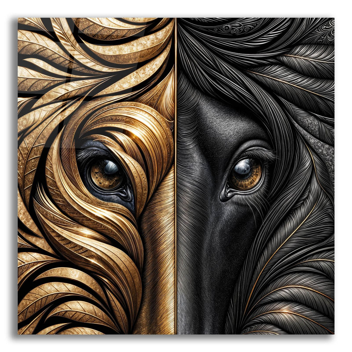 Eyebstract 1 by Rey Klimt acrylic glass wall art