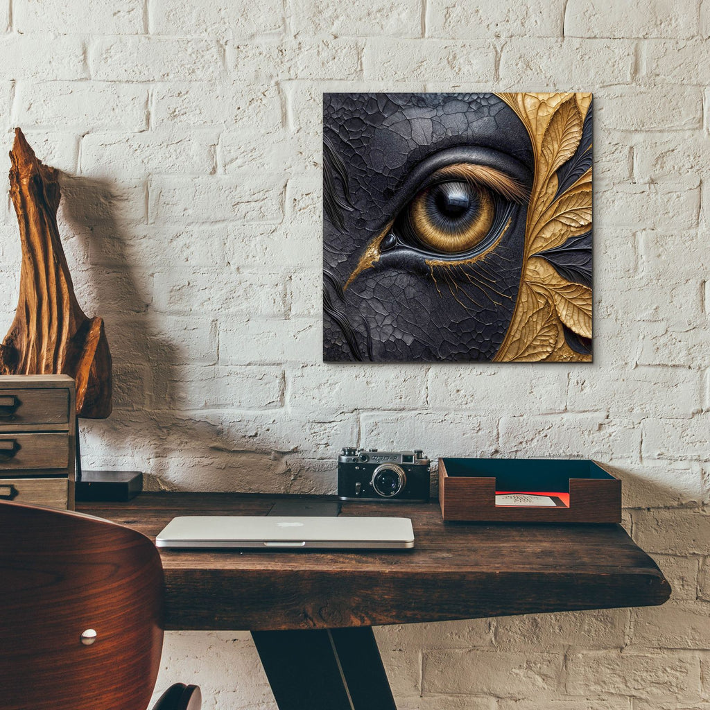 Eyebstract 11 by Rey Klimt - 12x12 acrylic wall art in a room