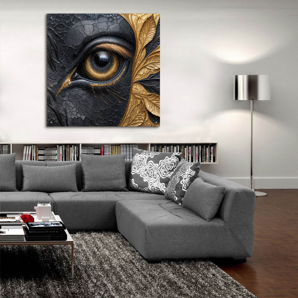 Eyebstract 11 by Rey Klimt - 36x36 acrylic wall art in a room