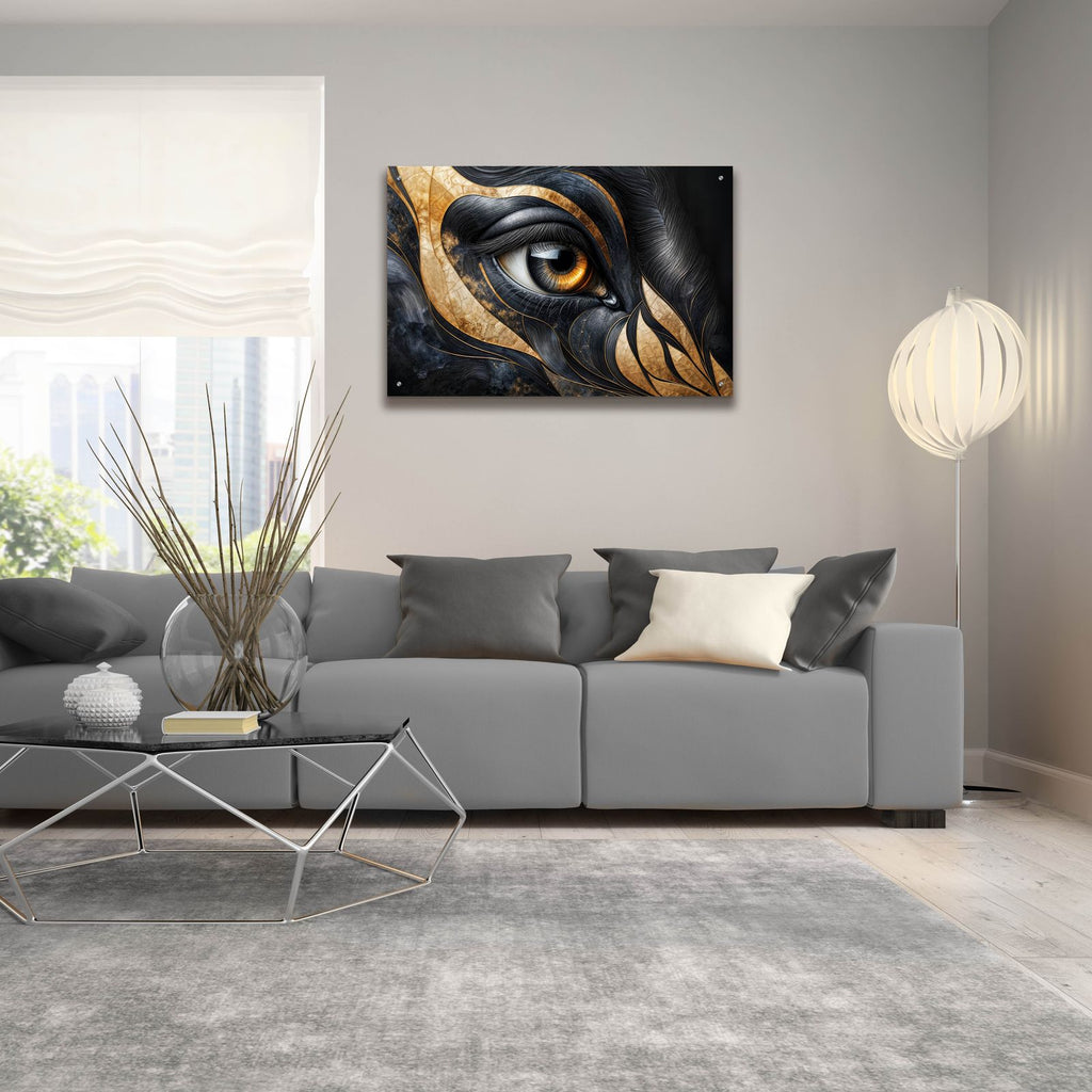 Eyebstract 12 by Rey Klimt - 36x24 acrylic wall art in a room