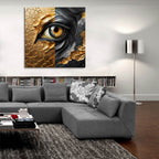 Eyebstract 2 by Rey Klimt - 36x36 acrylic wall art in a room