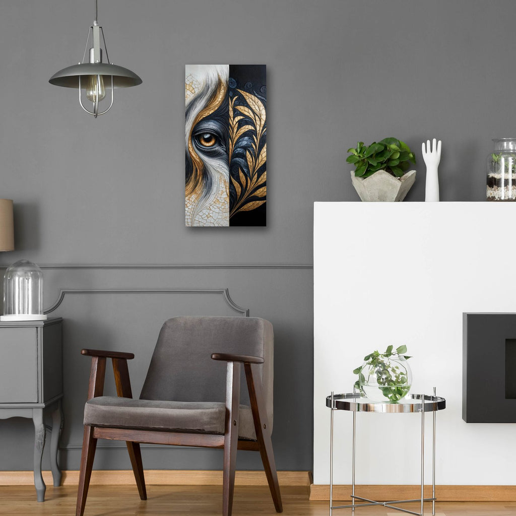 Eyebstract 4 by Rey Klimt - 12x24 acrylic wall art in a room