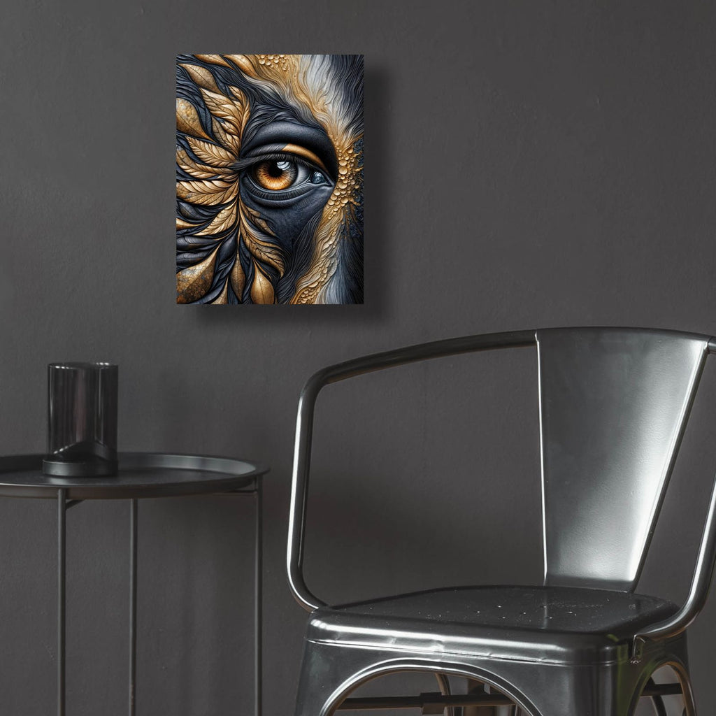 Eyebstract 6 by Rey Klimt - 12x16 acrylic wall art in a room