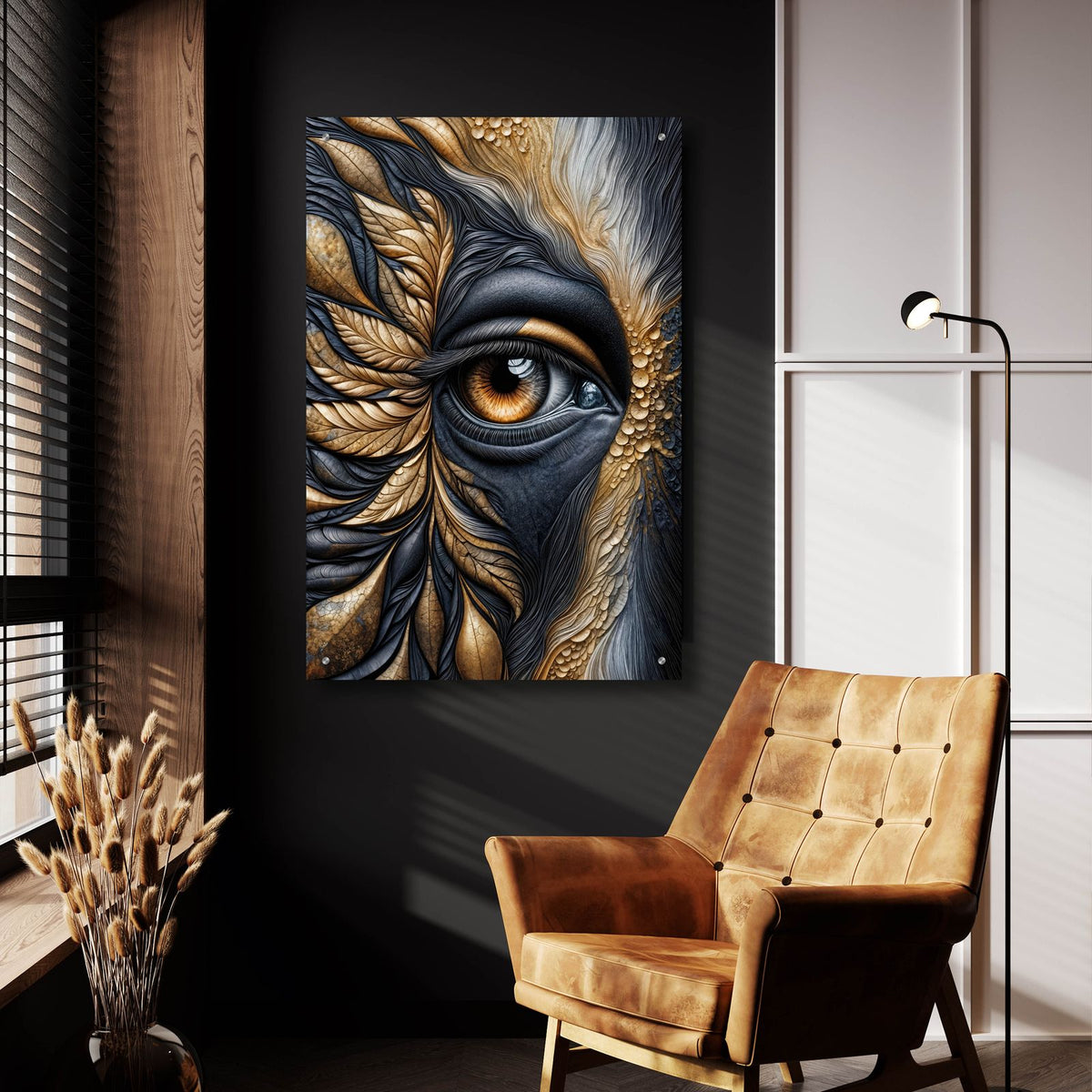 Eyebstract 6 by Rey Klimt - 24x36 acrylic wall art in a room