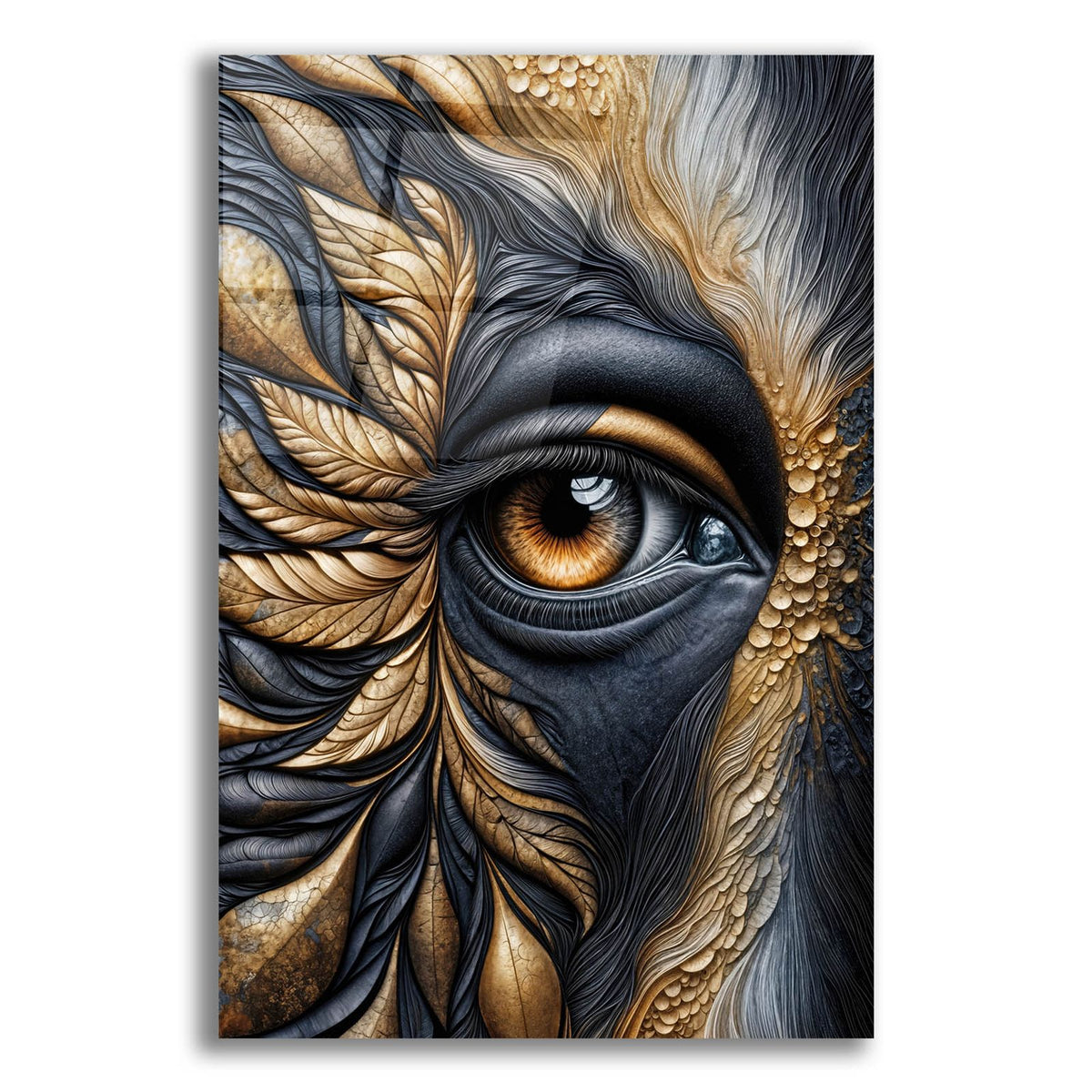 Eyebstract 6 by Rey Klimt acrylic glass wall art