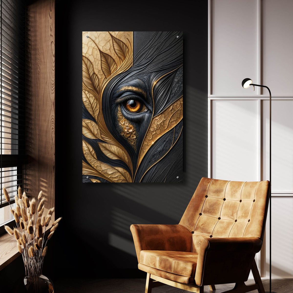 Eyebstract 7 by Rey Klimt - 24x36 acrylic wall art in a room