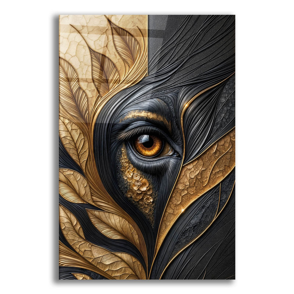 Eyebstract 7 by Rey Klimt acrylic glass wall art