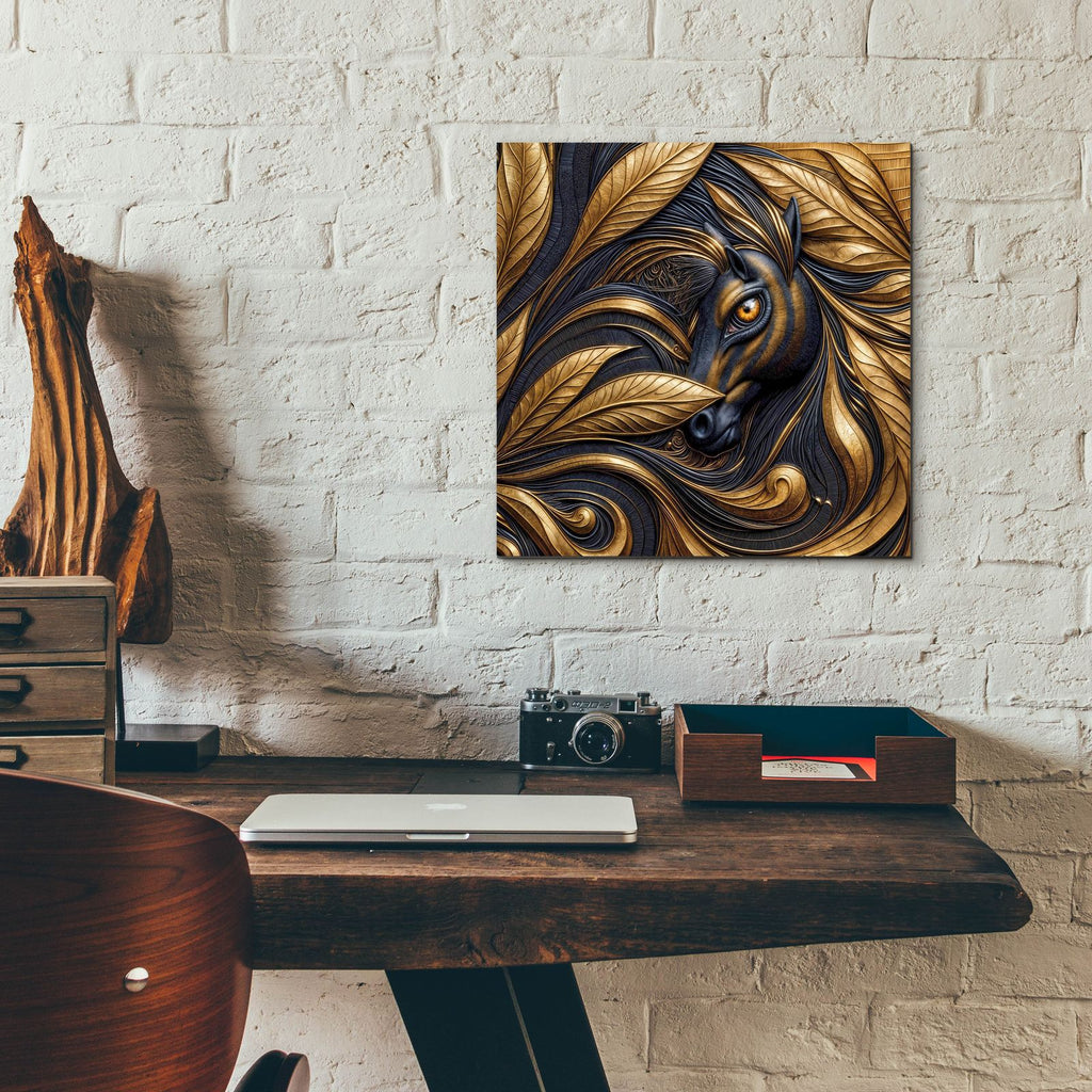 Eyebstract 9 by Rey Klimt - 12x12 acrylic wall art in a room