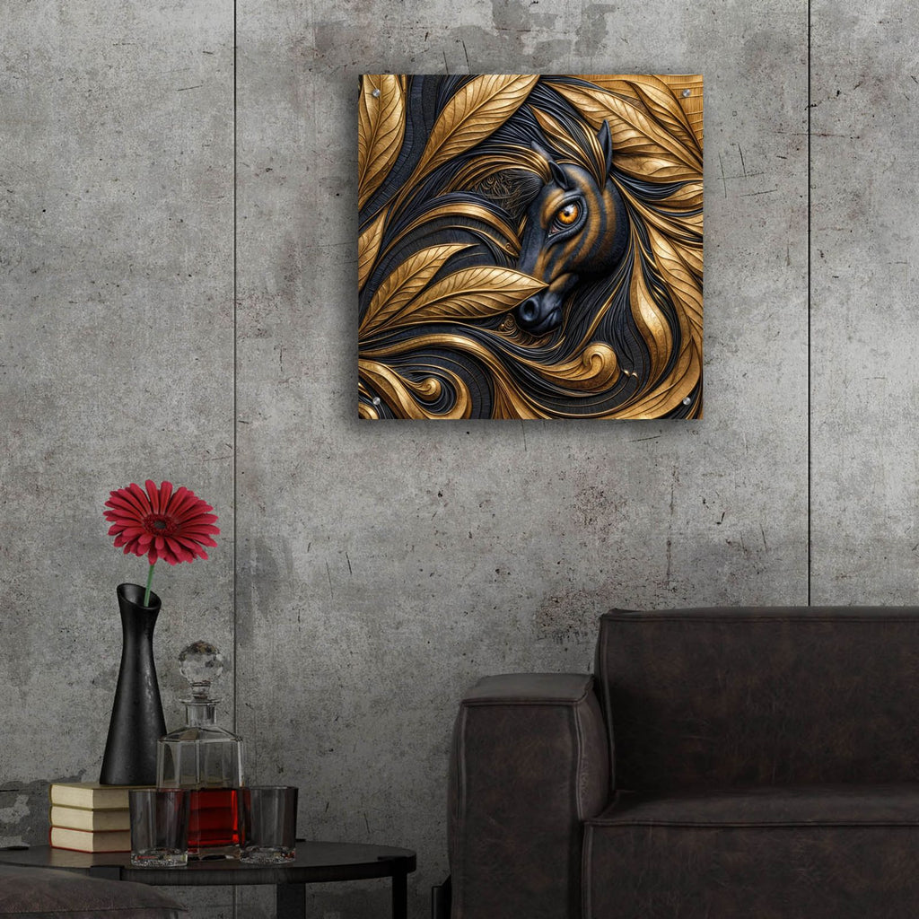 Eyebstract 9 by Rey Klimt - 24x24 acrylic wall art in a room