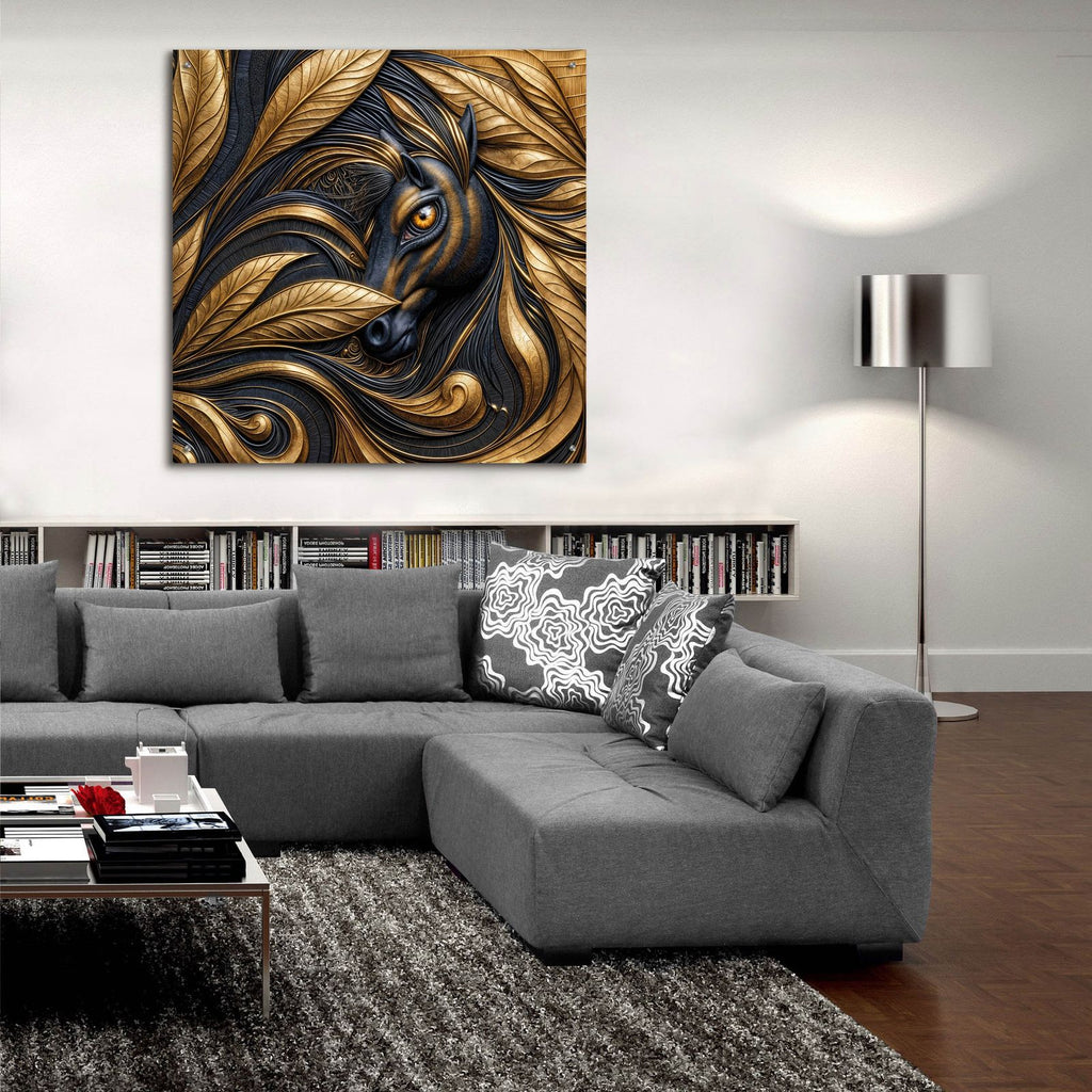 Eyebstract 9 by Rey Klimt - 36x36 acrylic wall art in a room