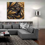 Eyebstract 9 by Rey Klimt - 36x36 acrylic wall art in a room